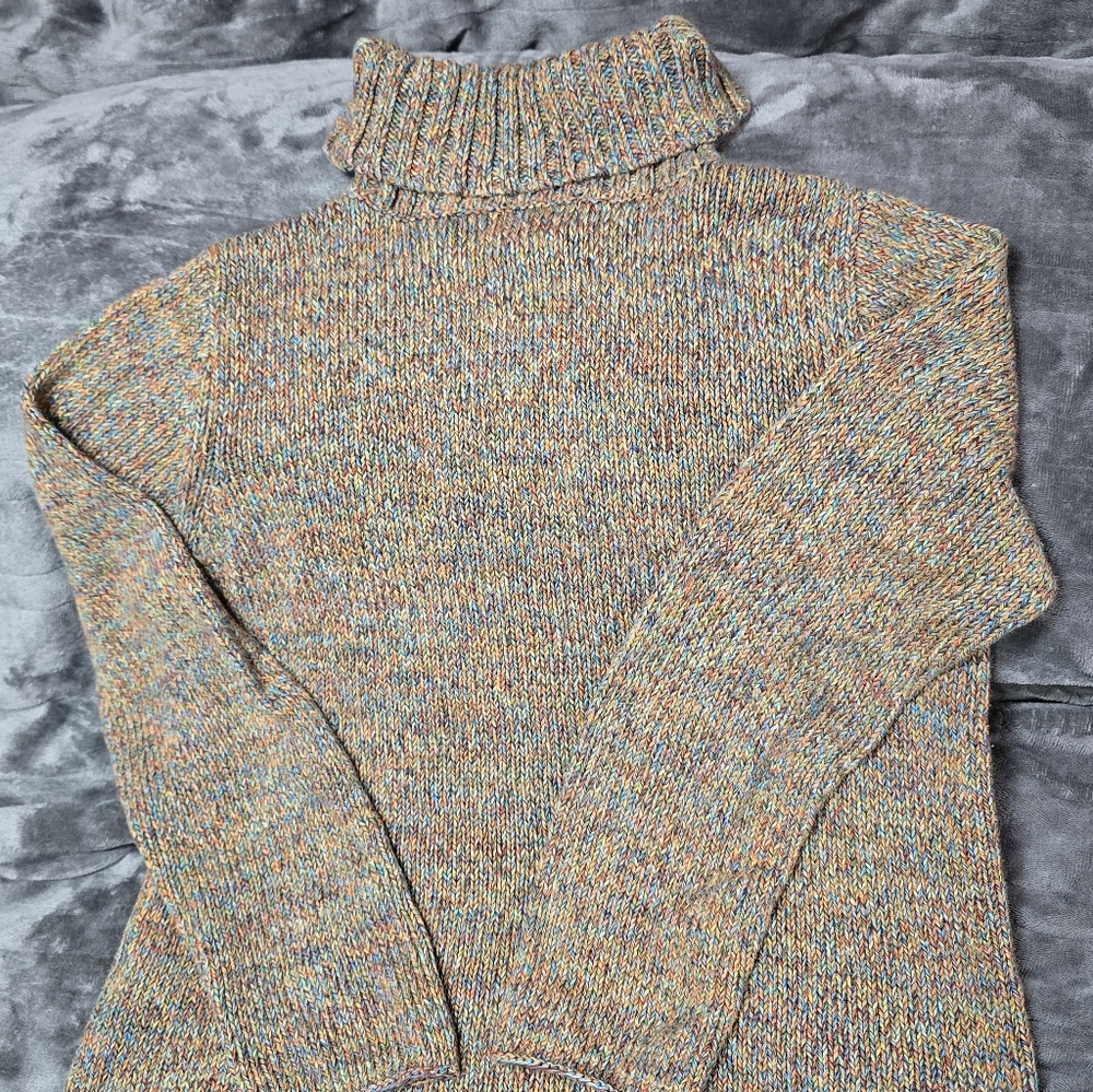 Multicolor Turtleneck Sweater - image 2